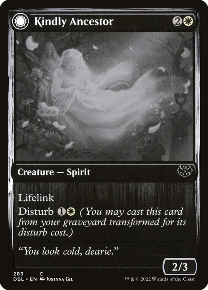 Kindly Ancestor card front