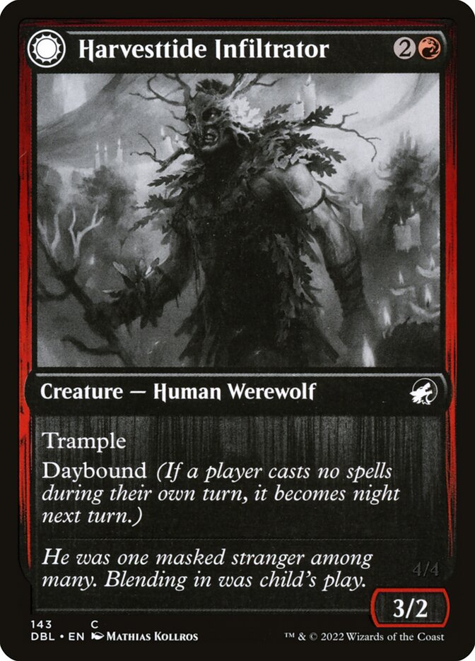 Harvesttide Infiltrator card front