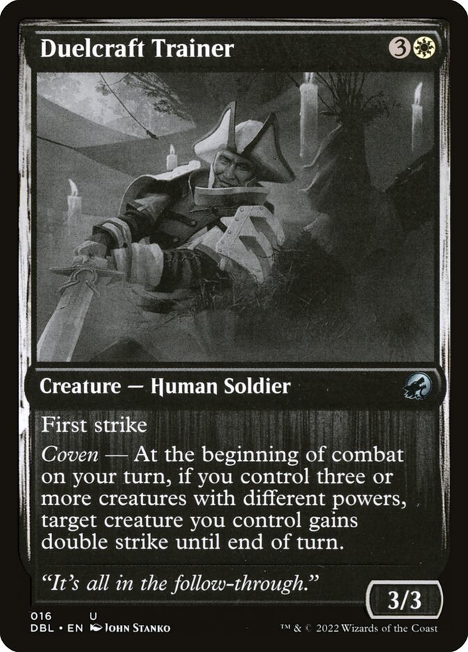 Duelcraft Trainer card front