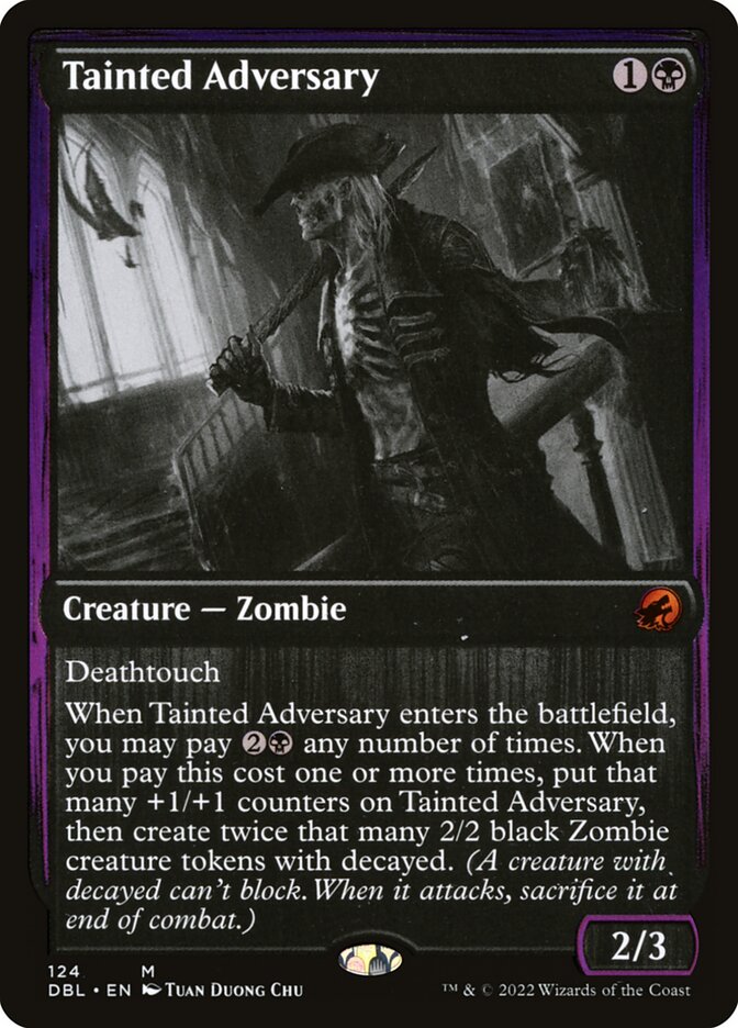 Tainted Adversary card front