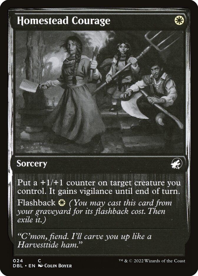 Homestead Courage card front