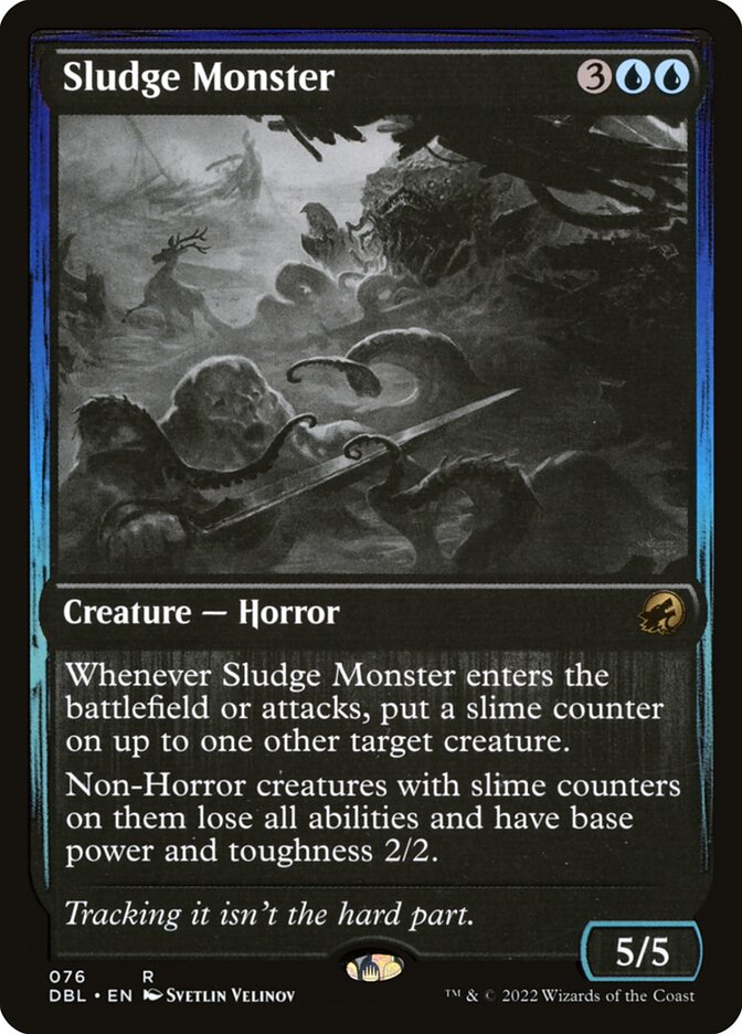 Sludge Monster card front