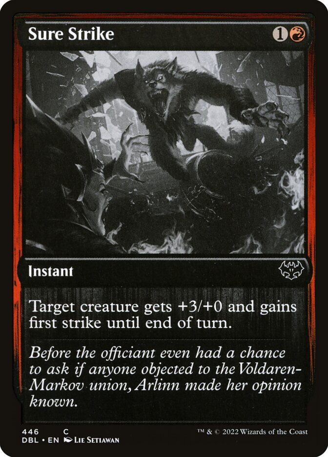 Sure Strike card front