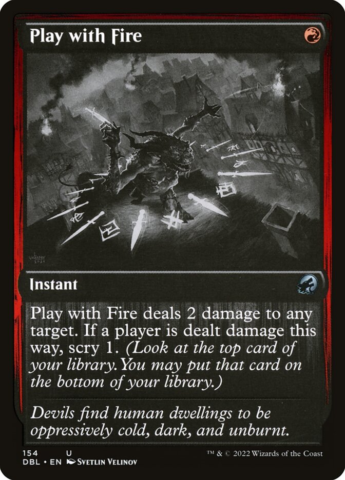 Play with Fire card front