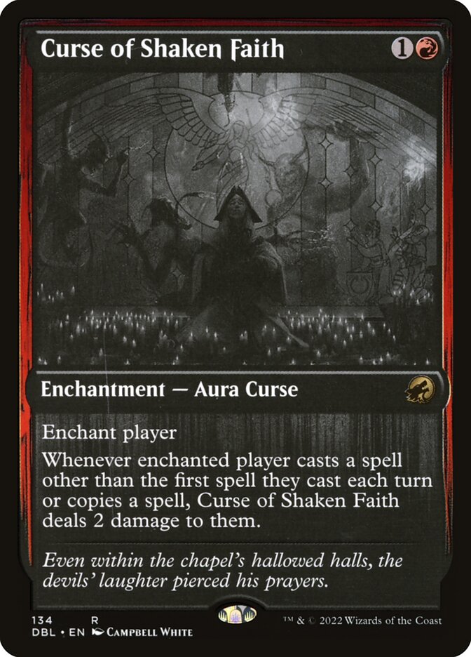 Curse of Shaken Faith card front