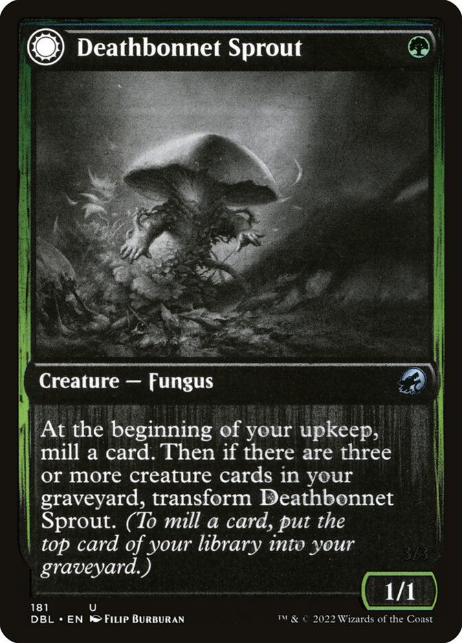 Deathbonnet Sprout card front
