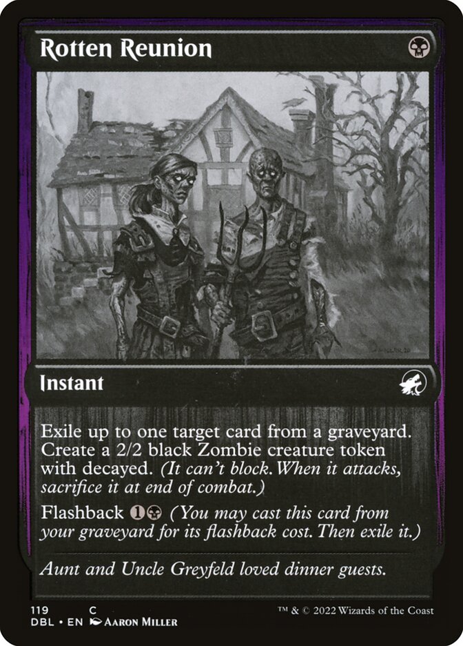 Rotten Reunion card front
