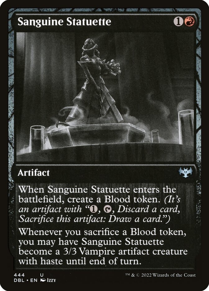 Sanguine Statuette card front