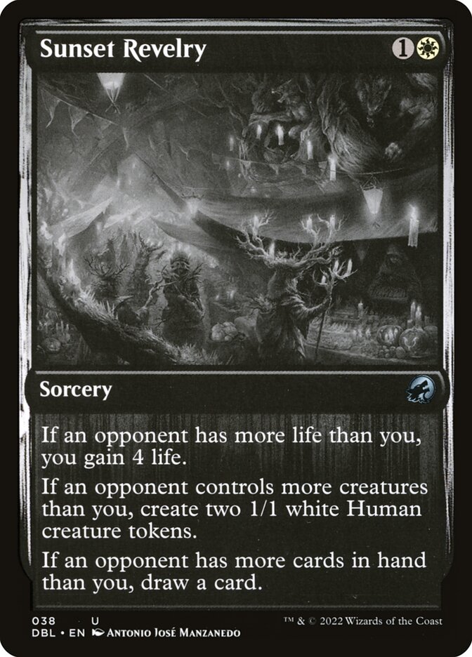 Sunset Revelry card front