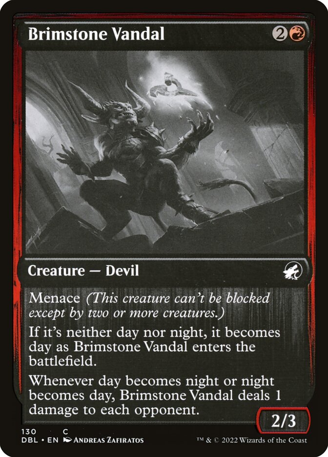 Brimstone Vandal card front