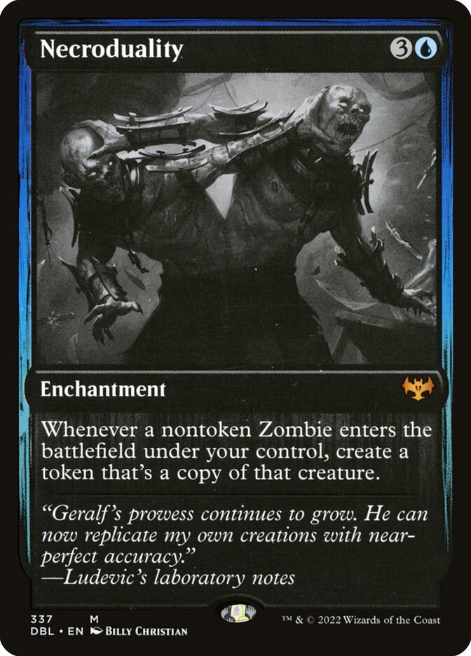 Necroduality card front