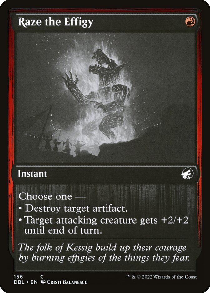 Raze the Effigy card front