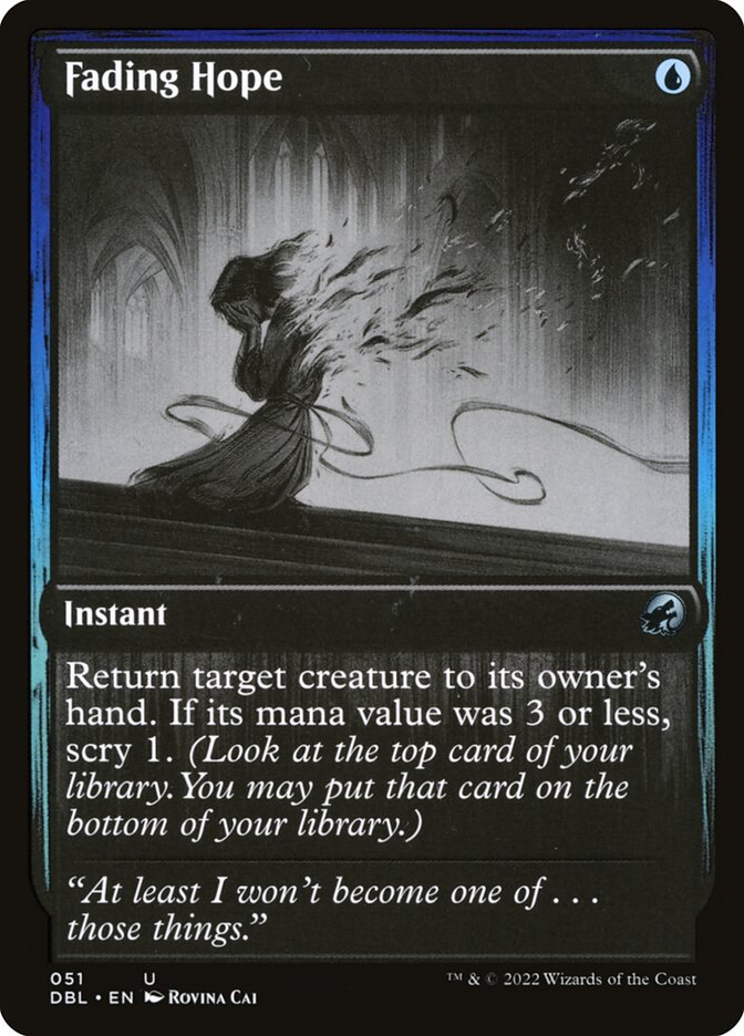 Fading Hope card front