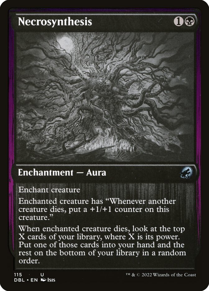 Necrosynthesis card front