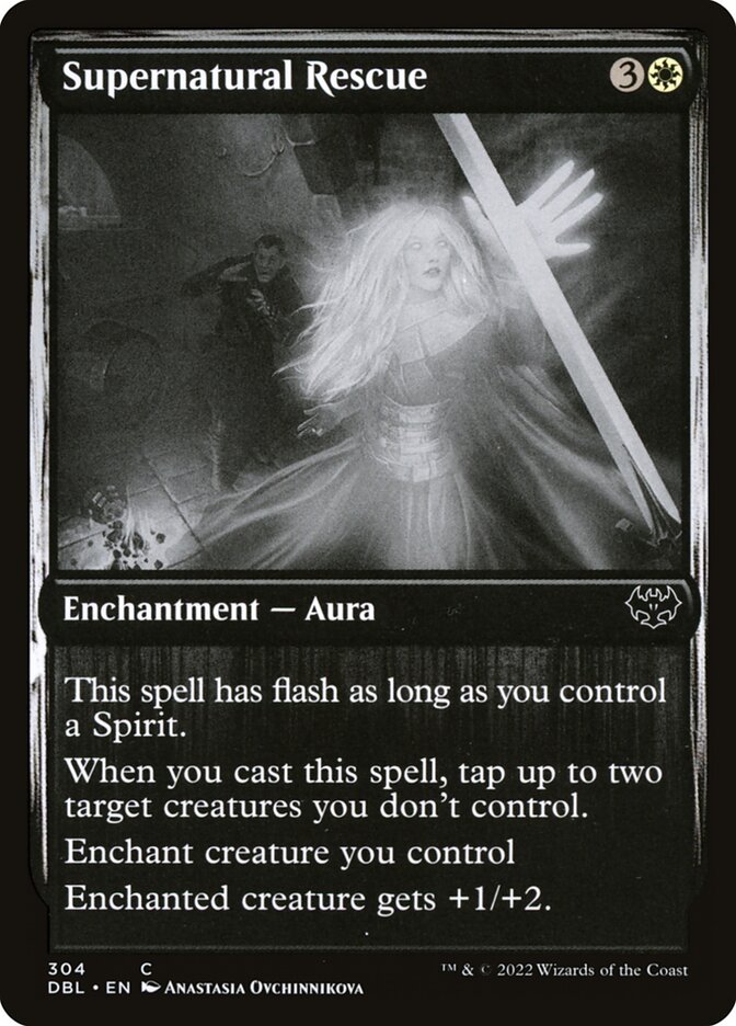 Supernatural Rescue card front
