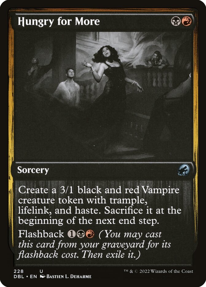 Hungry for More card front