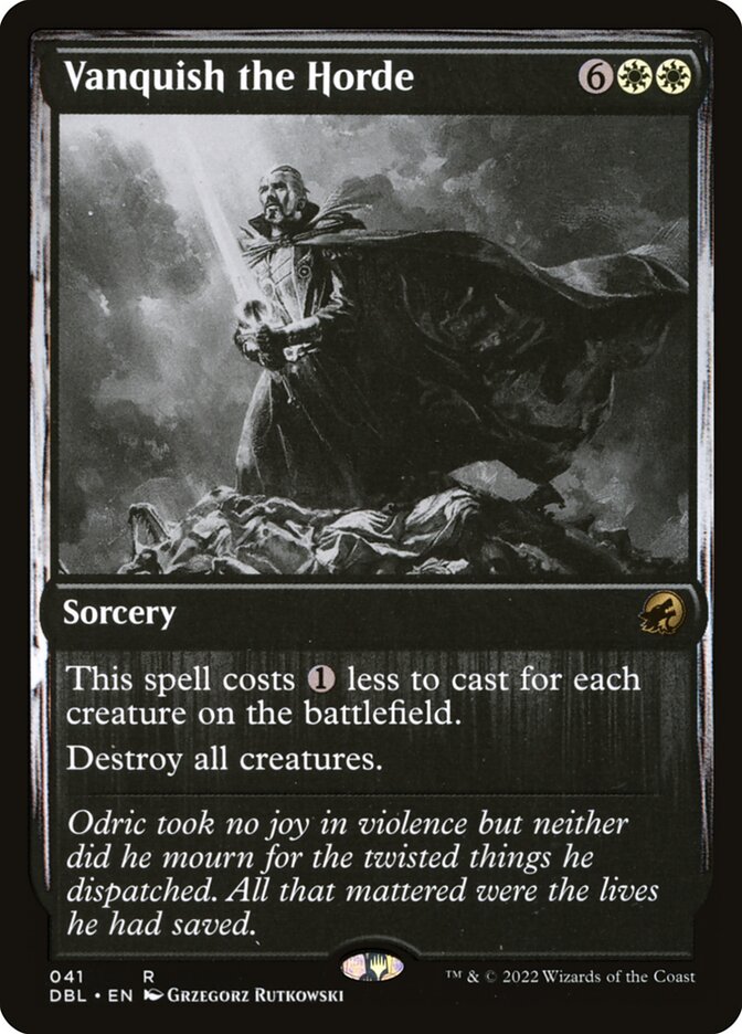Vanquish the Horde card front