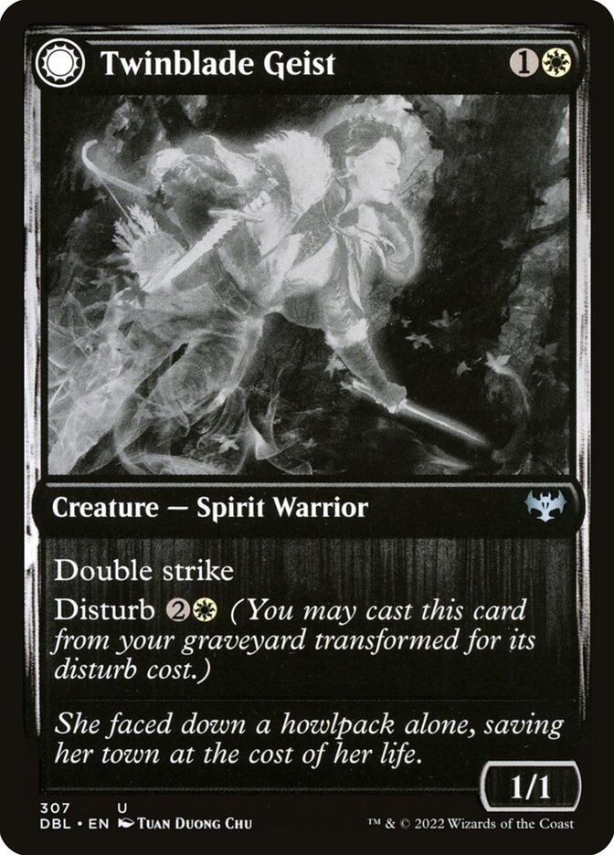Twinblade Geist card front