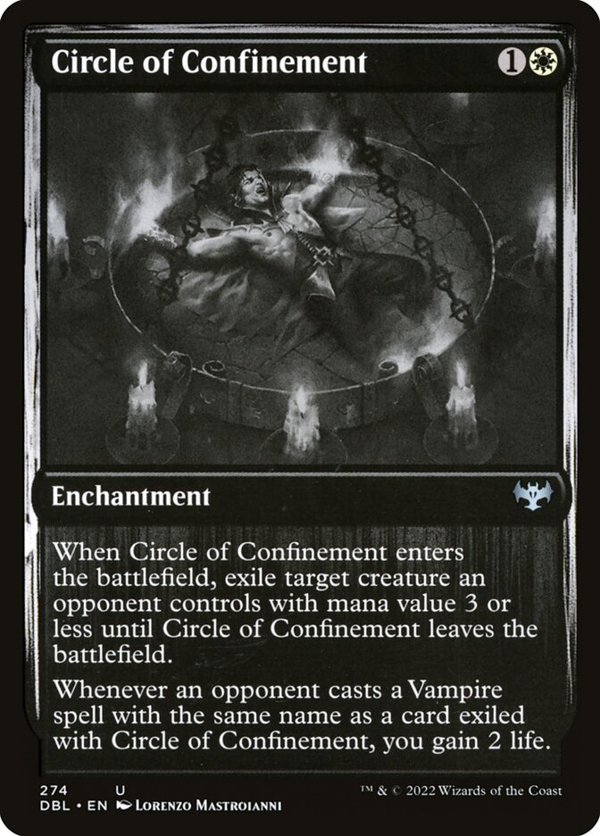 Circle of Confinement card front