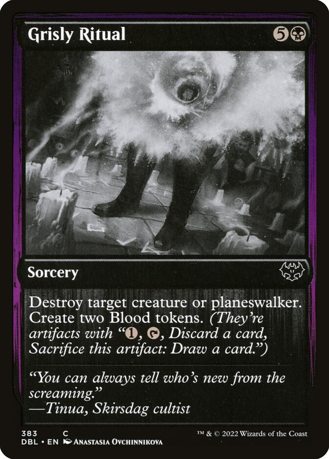 Grisly Ritual card front