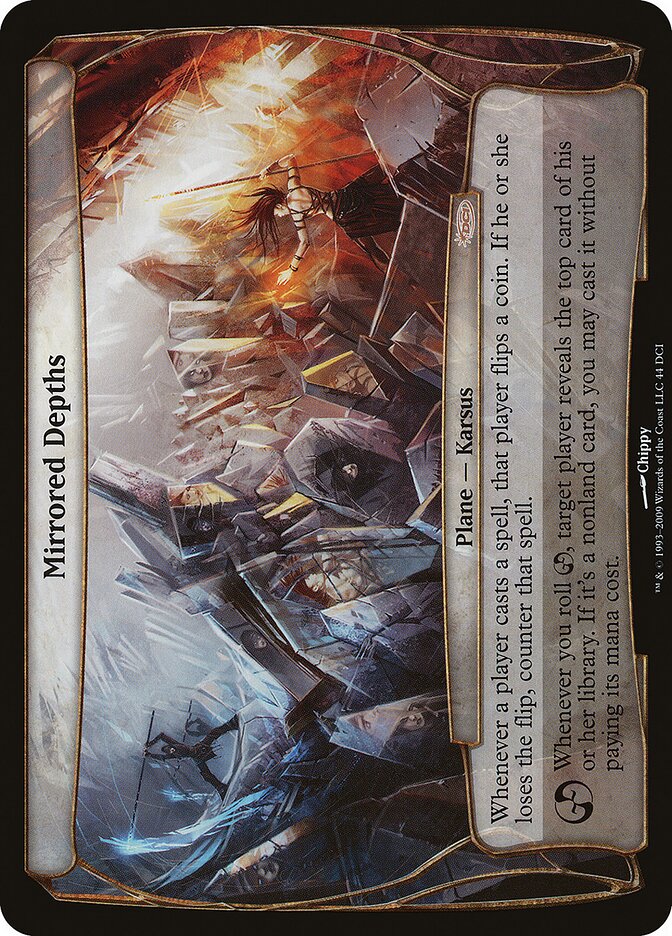 Mirrored Depths card front