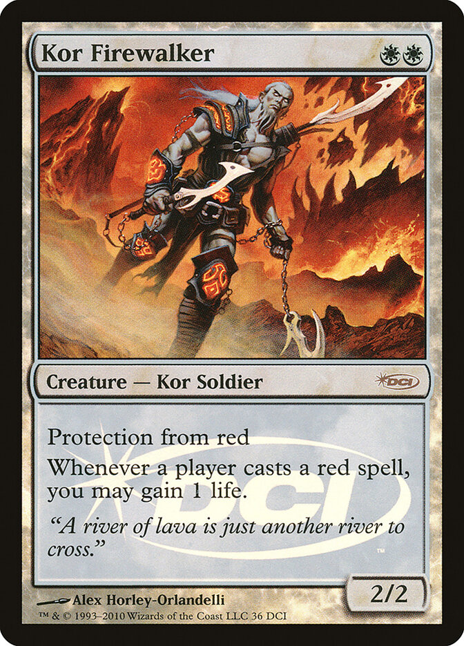 Kor Firewalker card front