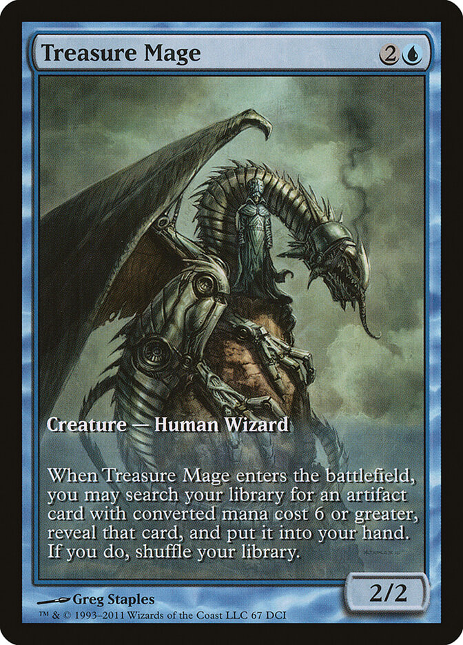 Treasure Mage card front