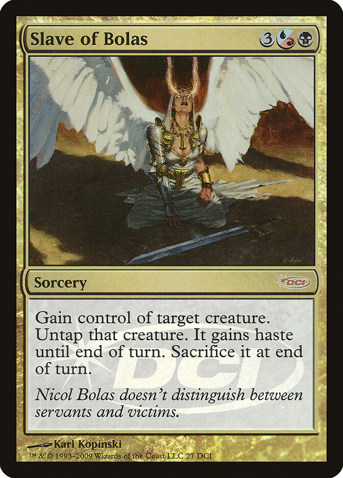 Slave of Bolas card front