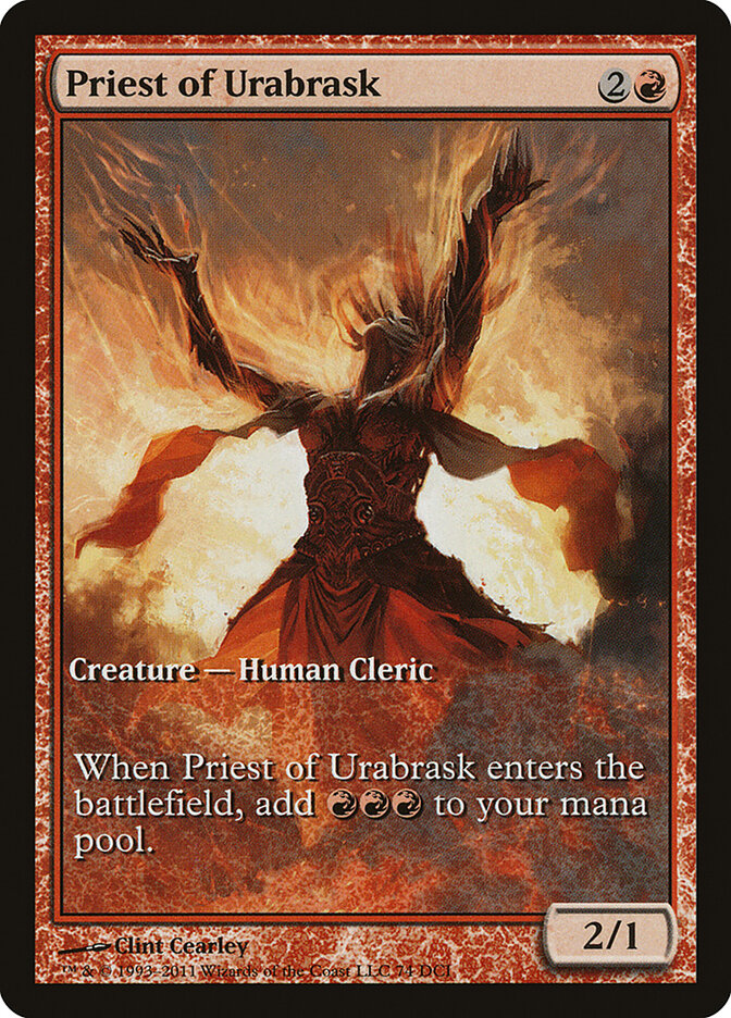 Priest of Urabrask card front