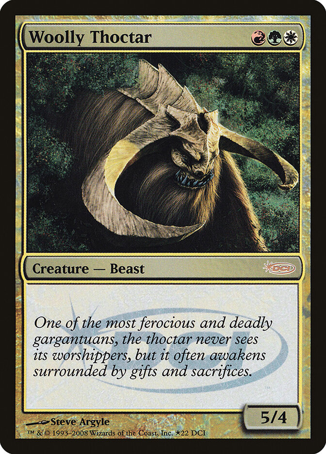 Woolly Thoctar card front