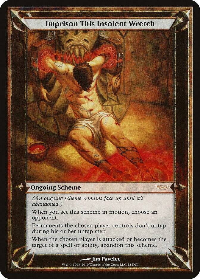 Imprison This Insolent Wretch card front