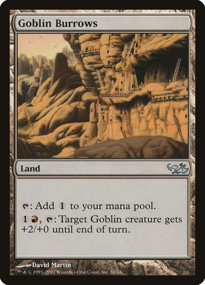 Goblin Burrows card front