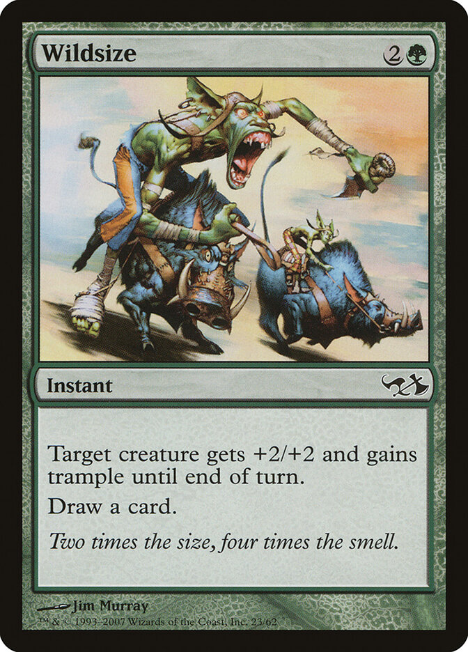 Wildsize card front