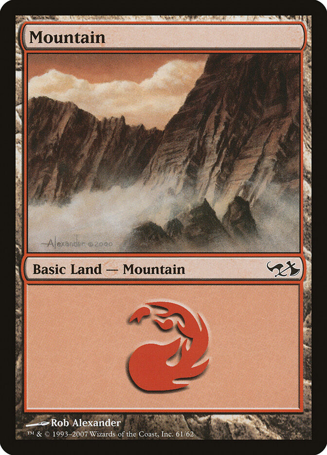 Mountain card front