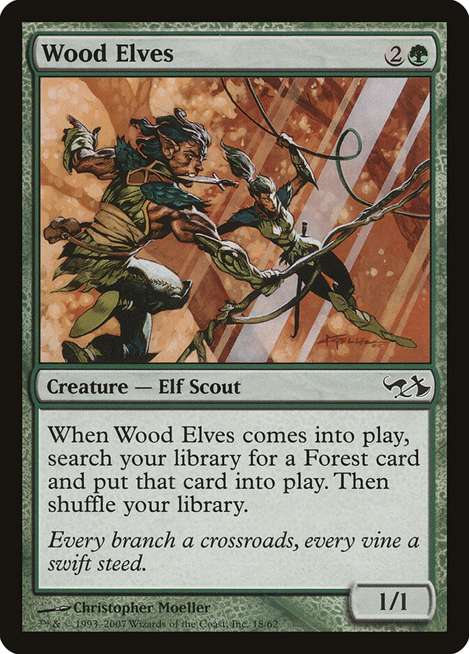 Wood Elves card front