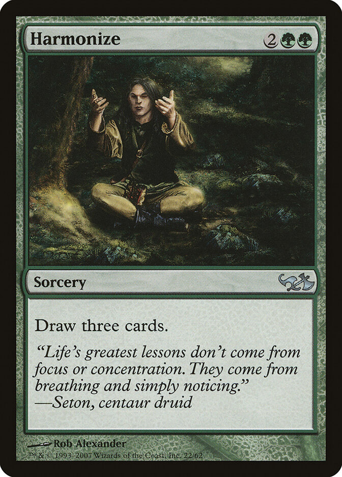 Harmonize card front