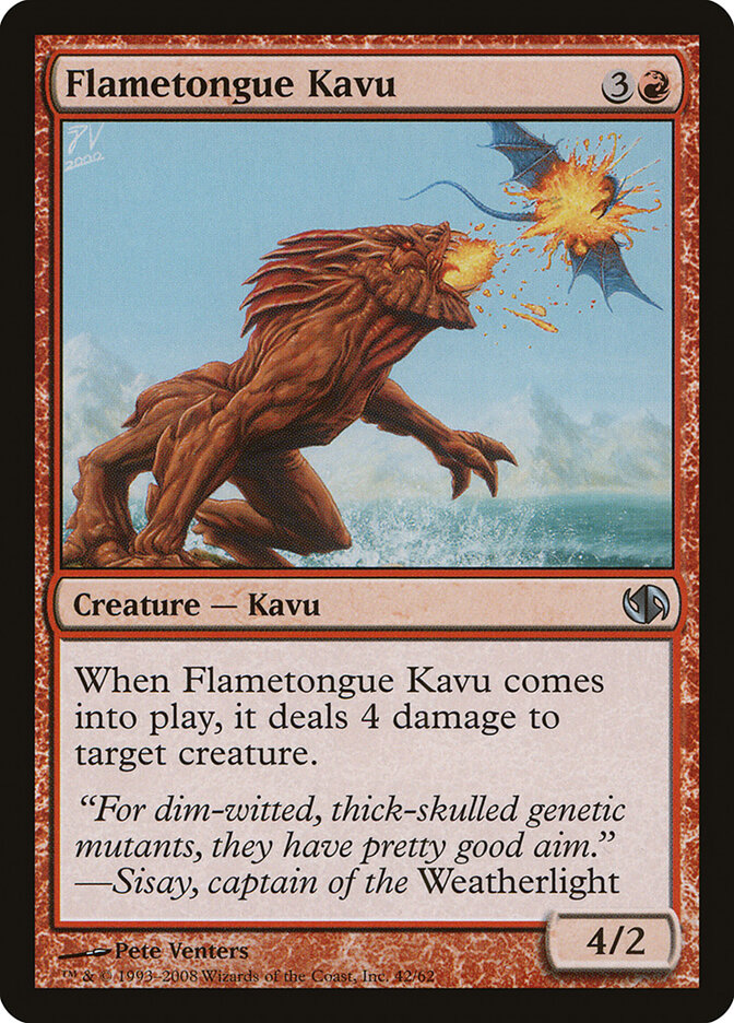 Flametongue Kavu card front
