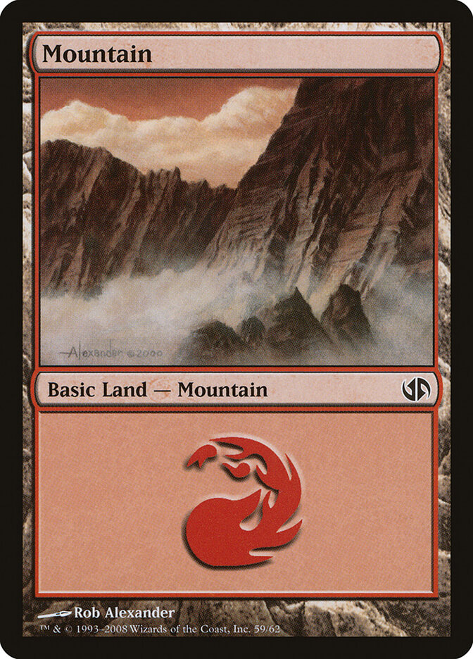 Mountain card front