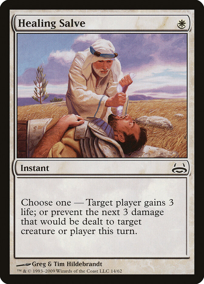 Healing Salve card front