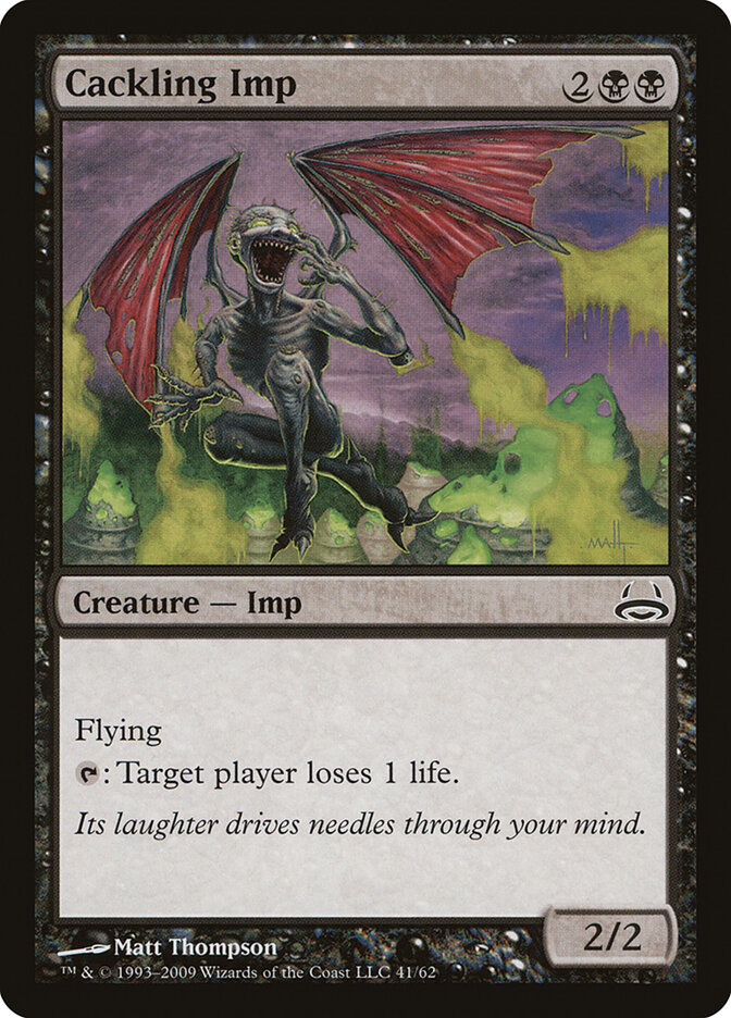 Cackling Imp card front