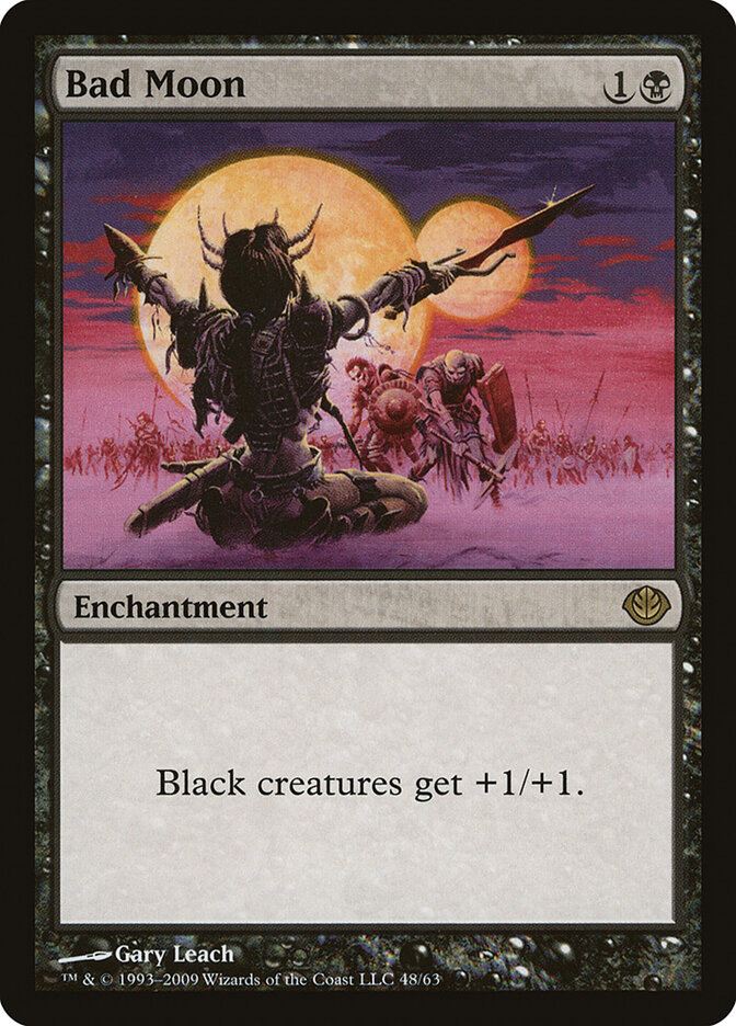 Bad Moon card front