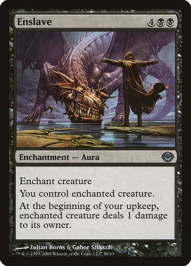 Enslave card front