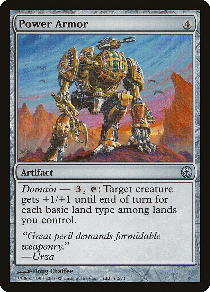 Power Armor card front
