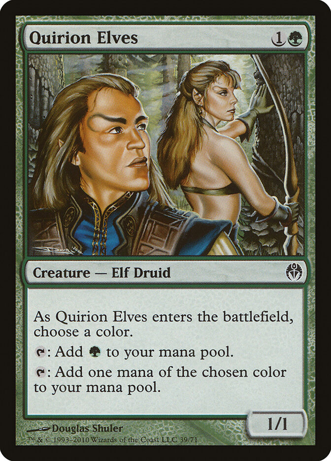 Quirion Elves card front
