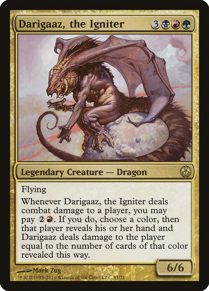 Darigaaz, the Igniter card front
