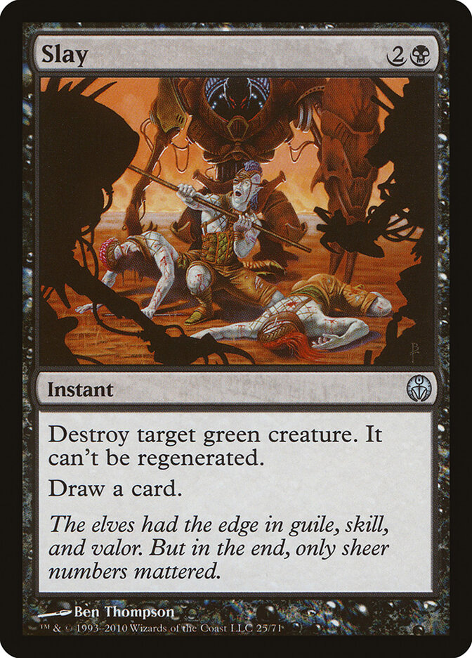 Slay card front