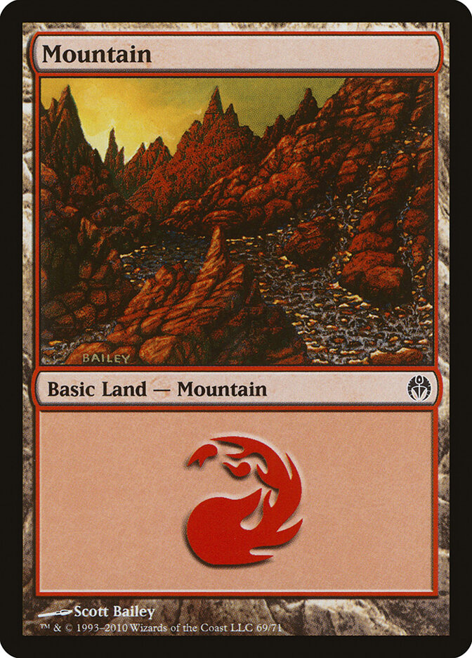Mountain card front
