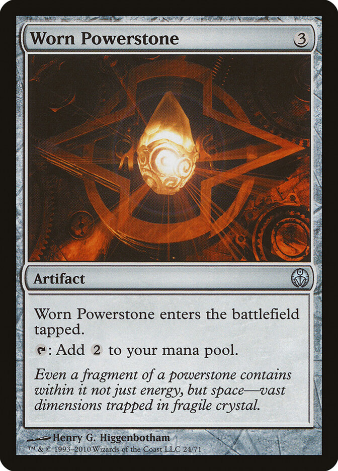 Worn Powerstone card front