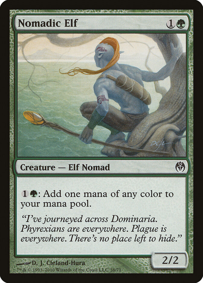 Nomadic Elf card front