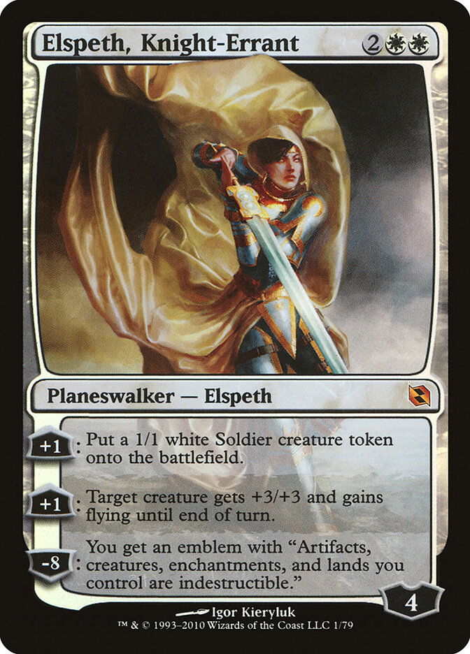 Elspeth, Knight-Errant card front